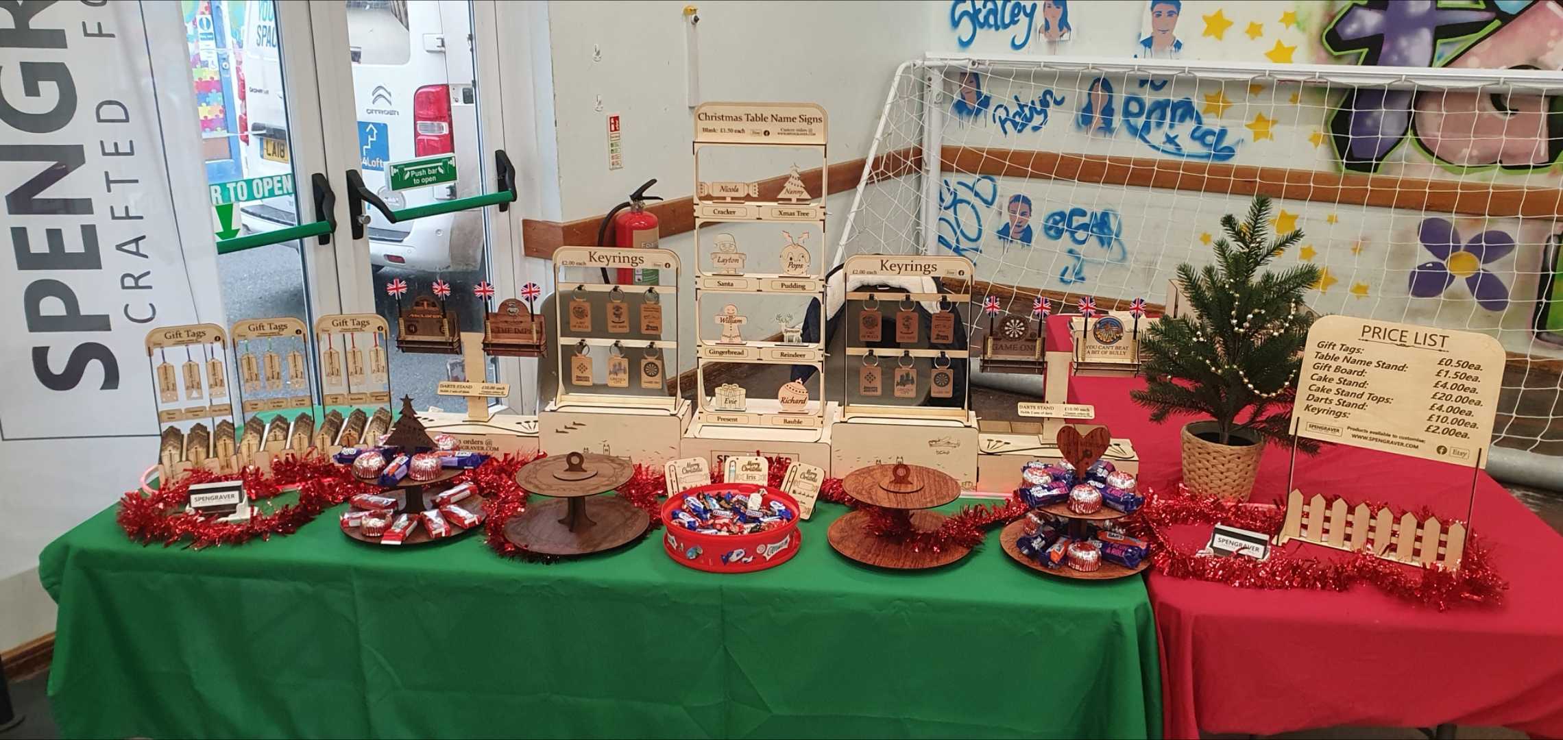 Sturton By Stow Christmas Market stall